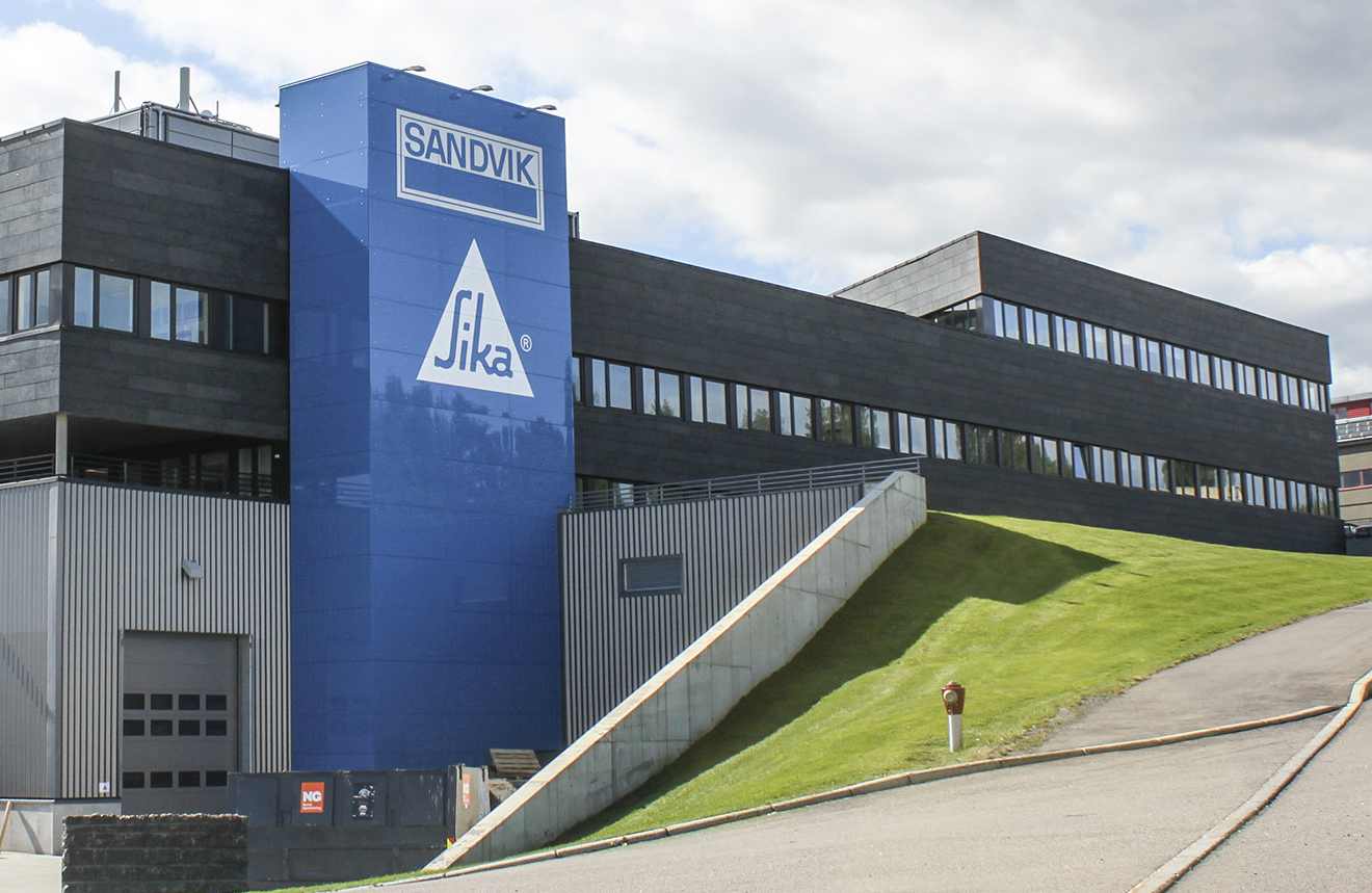 Sika Norges hovedkontor på Lahaugmoen